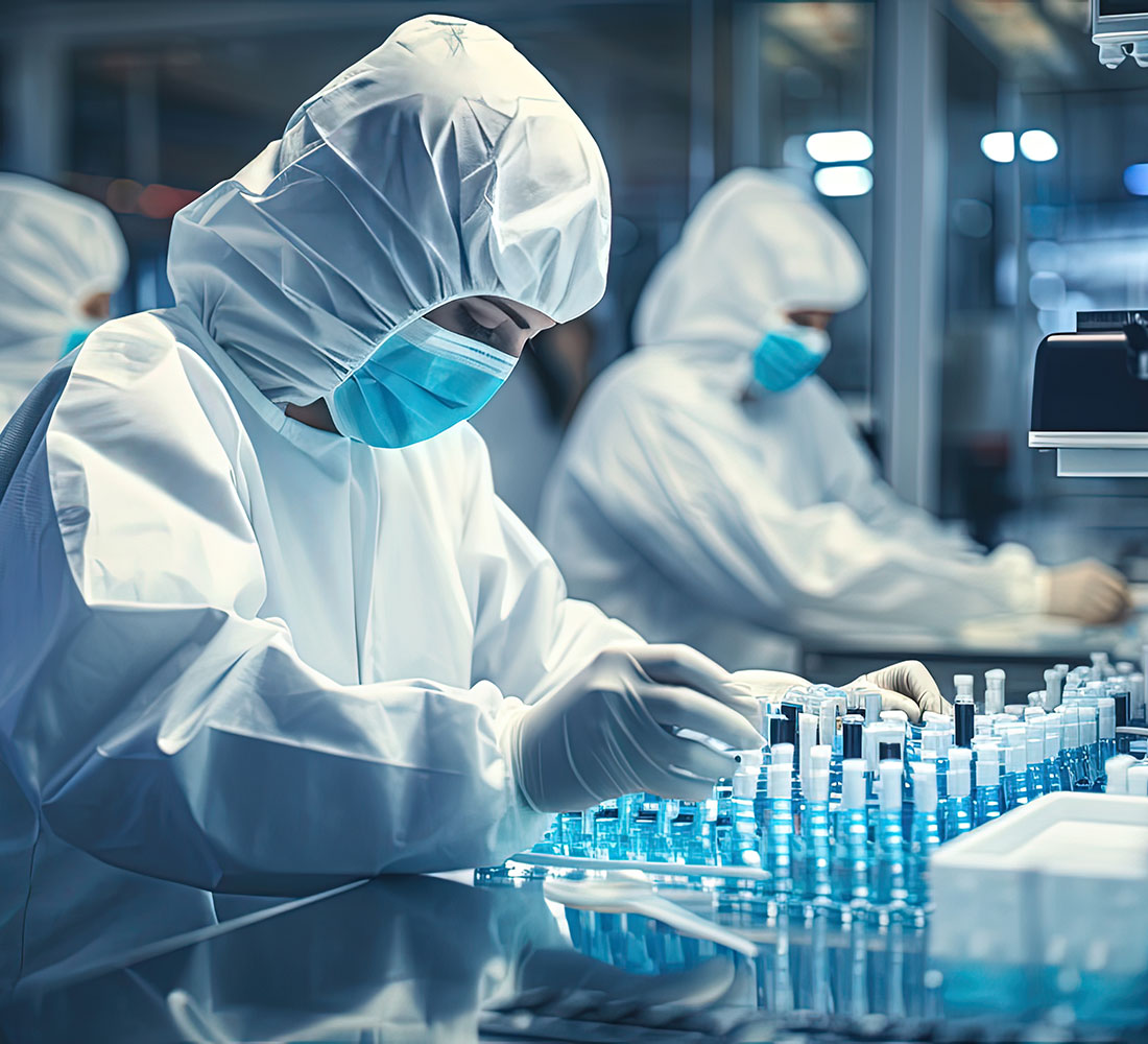 作業している人